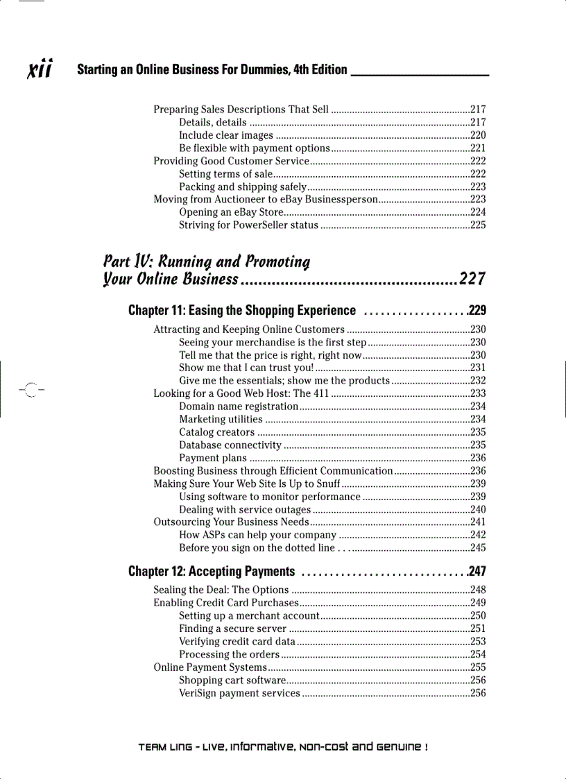 image for page Starting an Online Business For Dummies 4th Edition