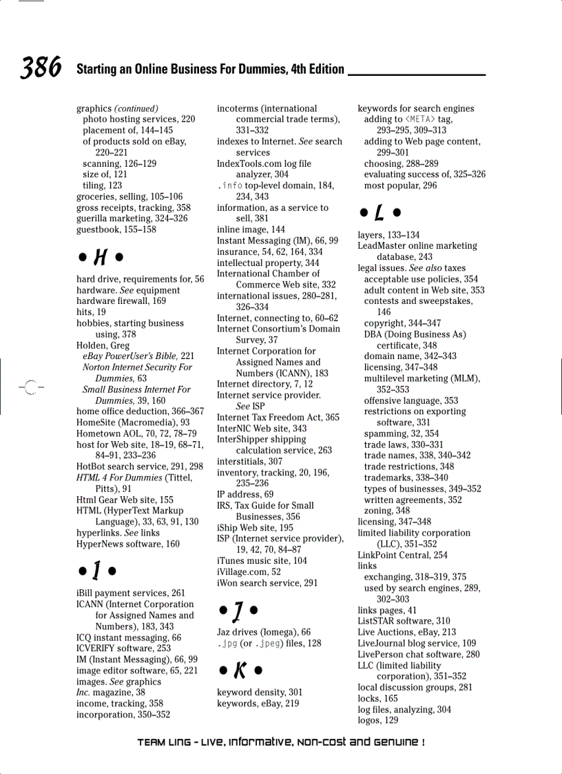 image for page Starting an Online Business For Dummies 4th Edition