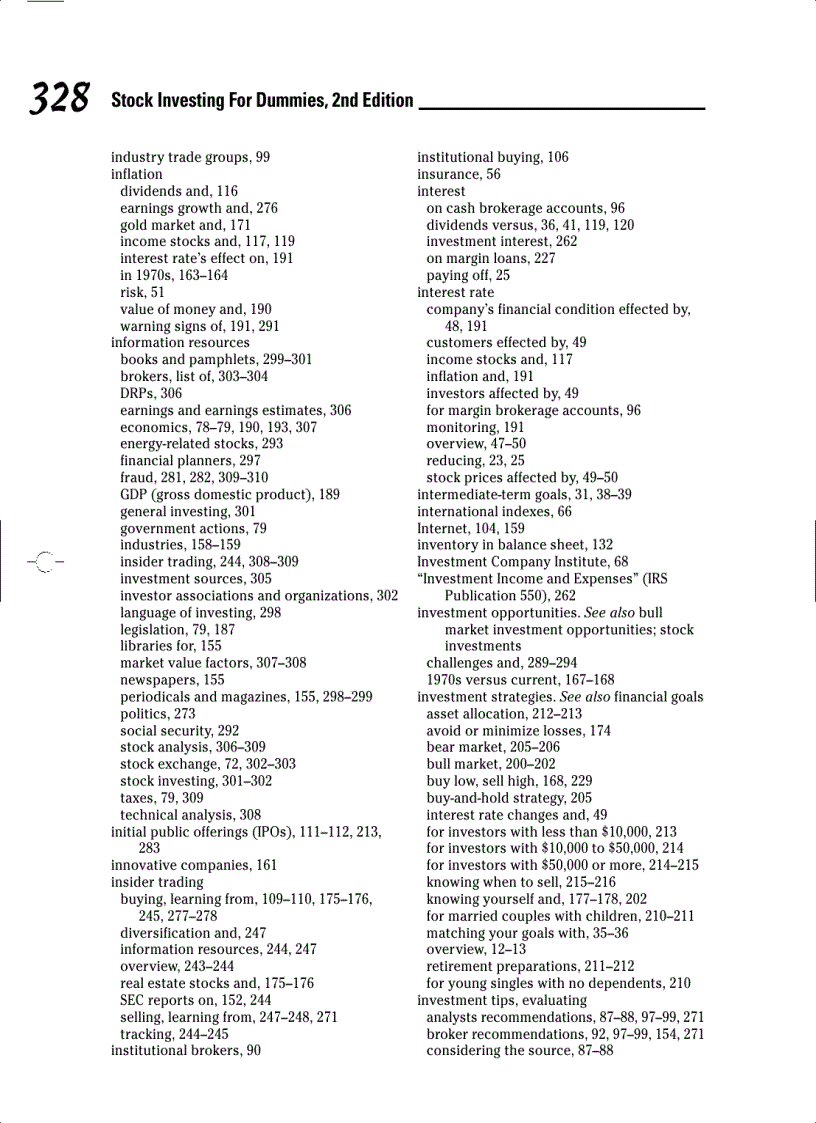 image for page Stock Investing For Dummies 2nd Edition
