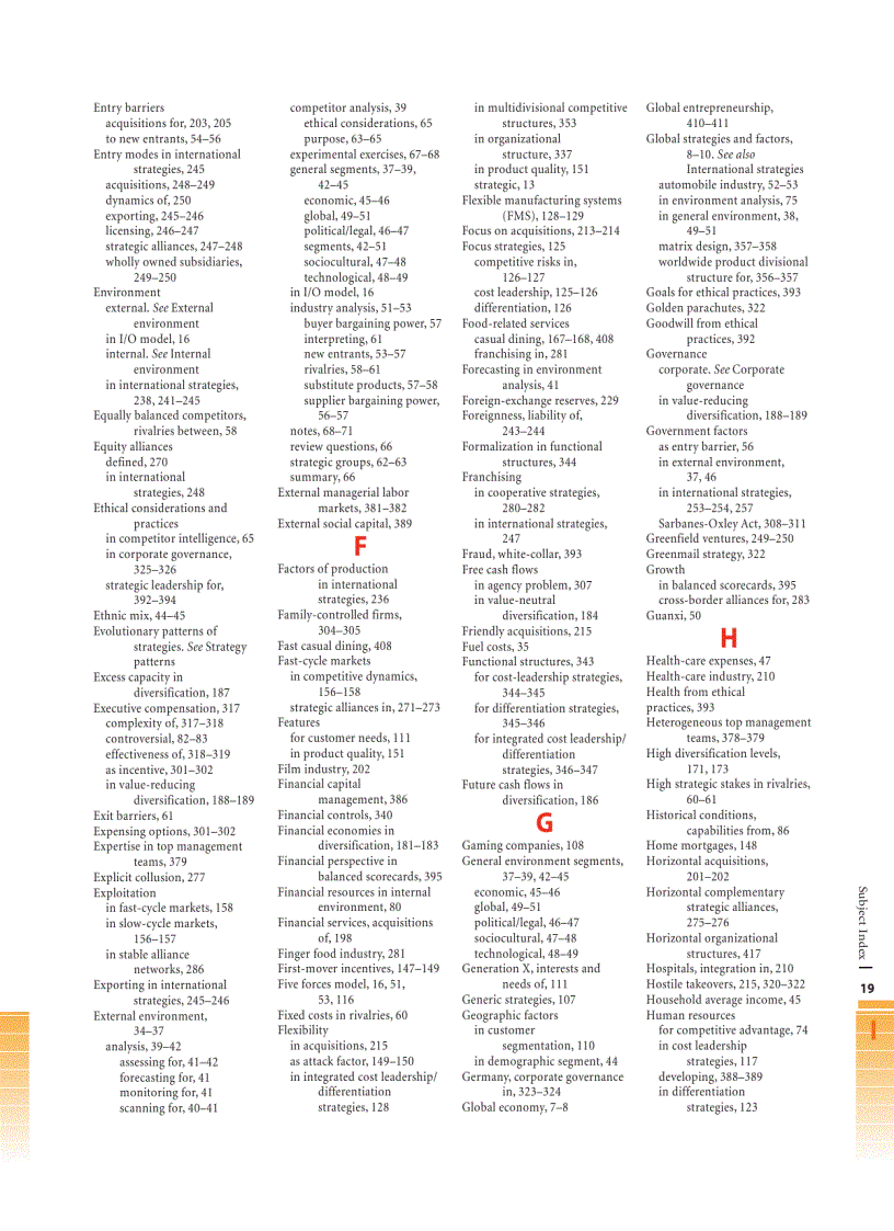 image for page Strategic Management Competitiveness and Globalization 7th Ed