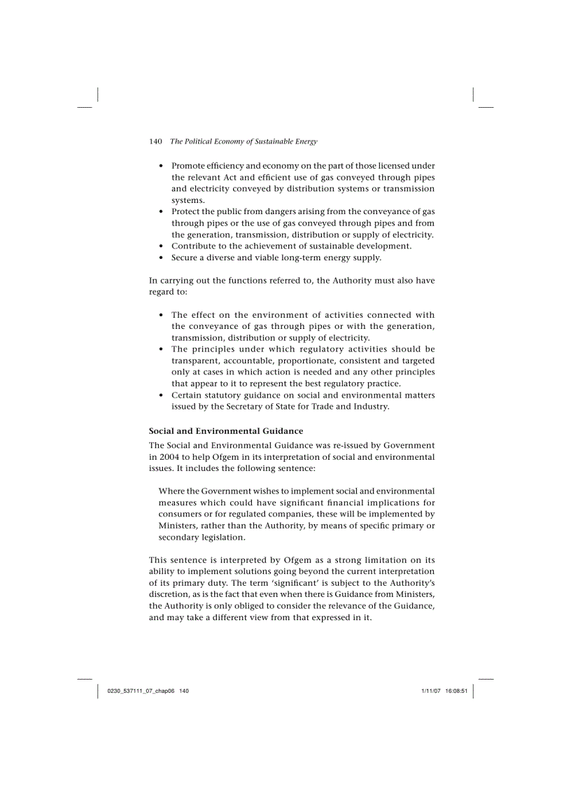 image for page The Political Economy of Sustainable Energy