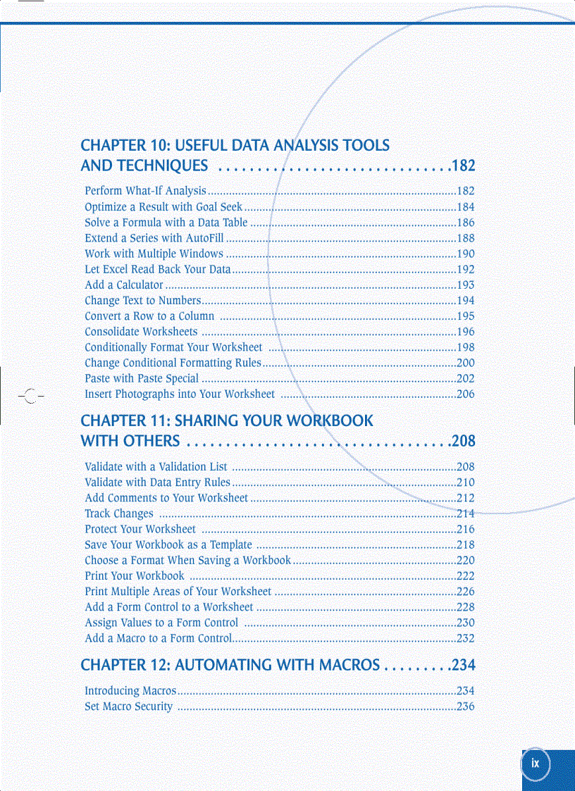 image for page Visual Microsoft Office Excel 2007 Data Analysis