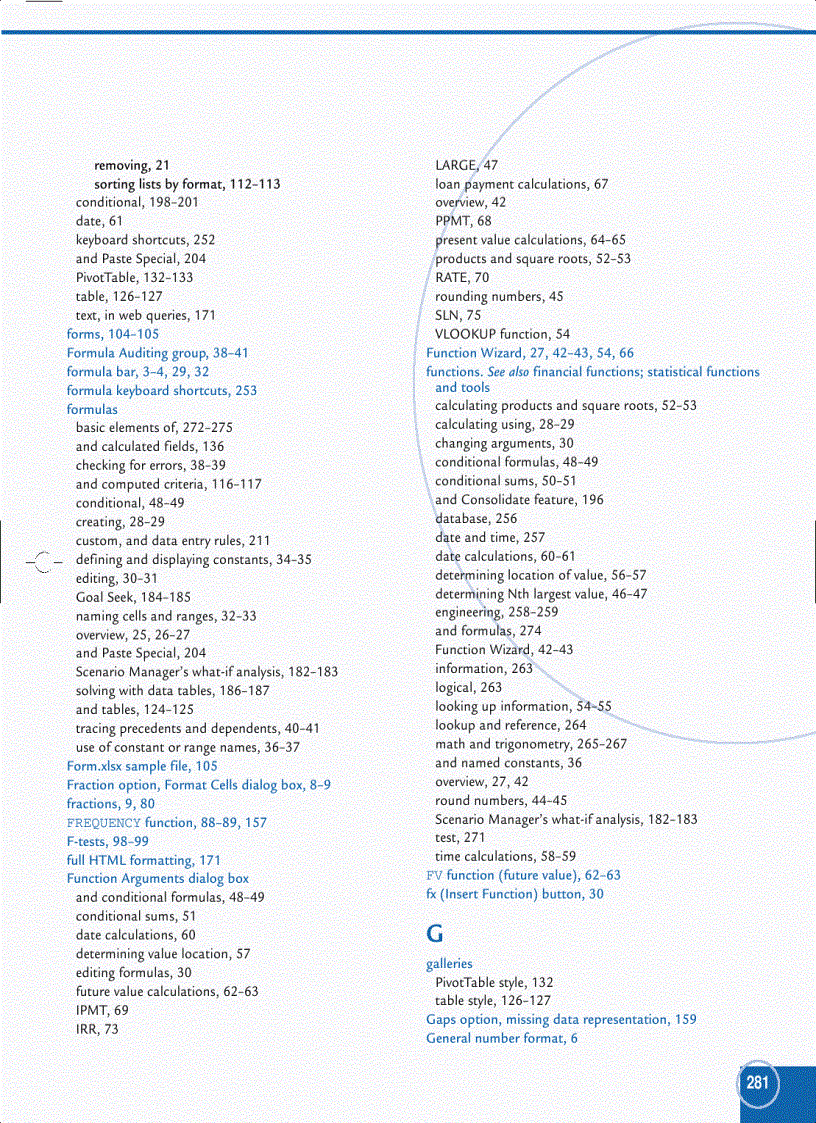 image for page Visual Microsoft Office Excel 2007 Data Analysis
