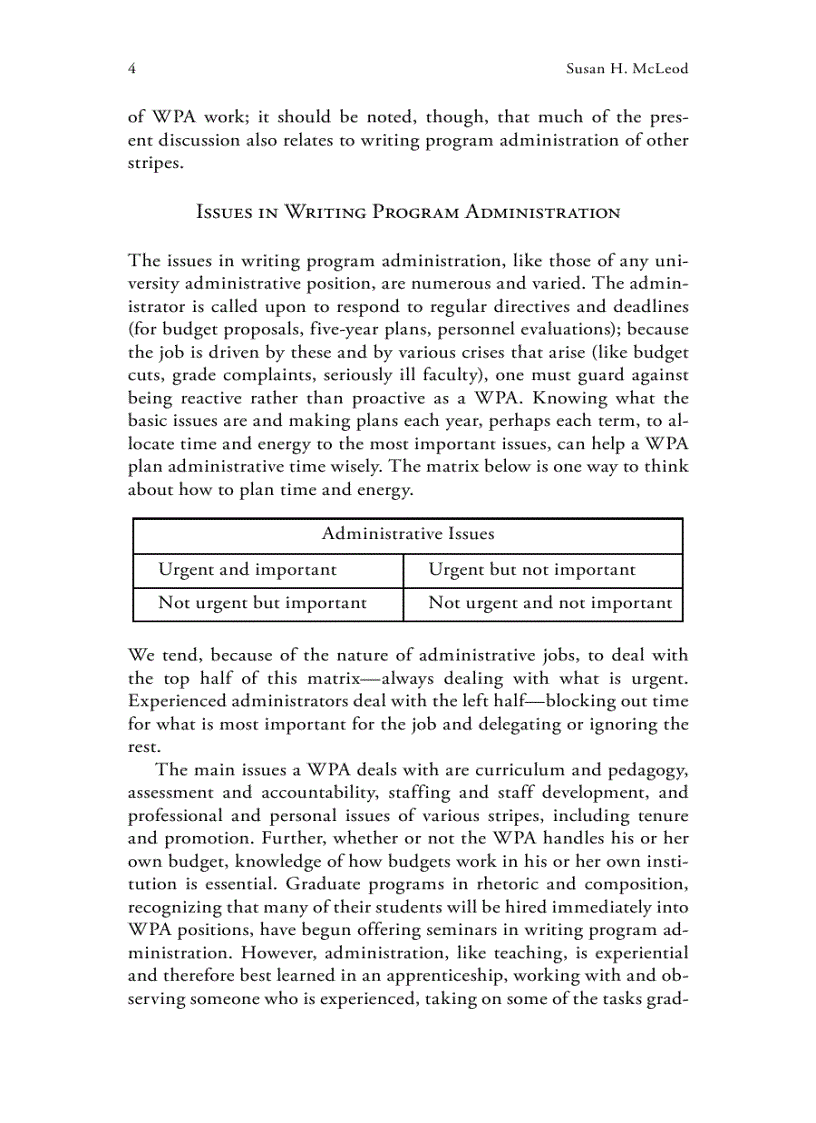 image for page Writing Program Administration