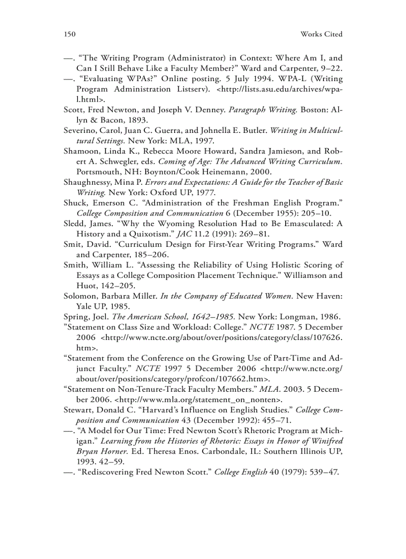 image for page Writing Program Administration