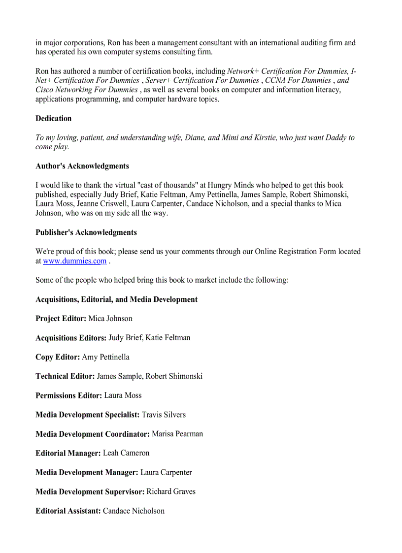 image for page A Certification for Dummies 2nd Edition