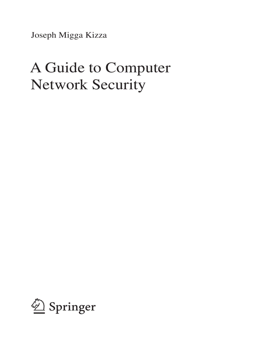 image for page A Guide to Computer Network Security