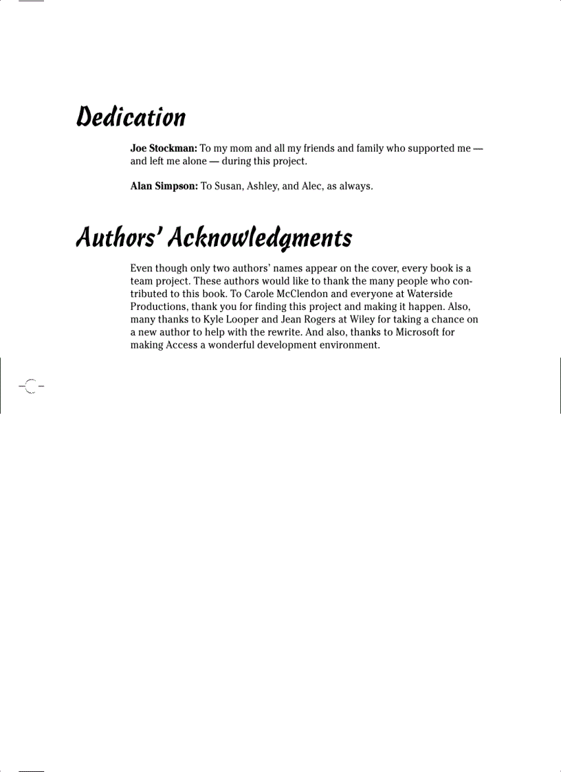 image for page Access 2007 VBA Programming For Dummies