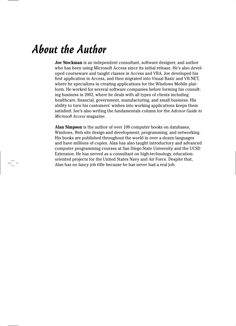 image for page Access 2007 VBA Programming For Dummies