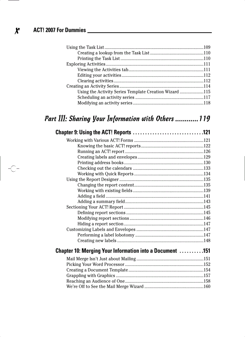 image for page ACT 2007 For Dummies 3rd Edition