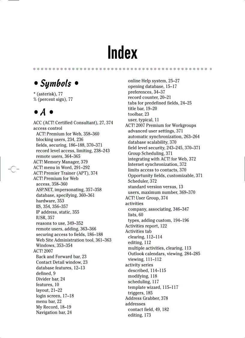image for page ACT 2007 For Dummies 3rd Edition