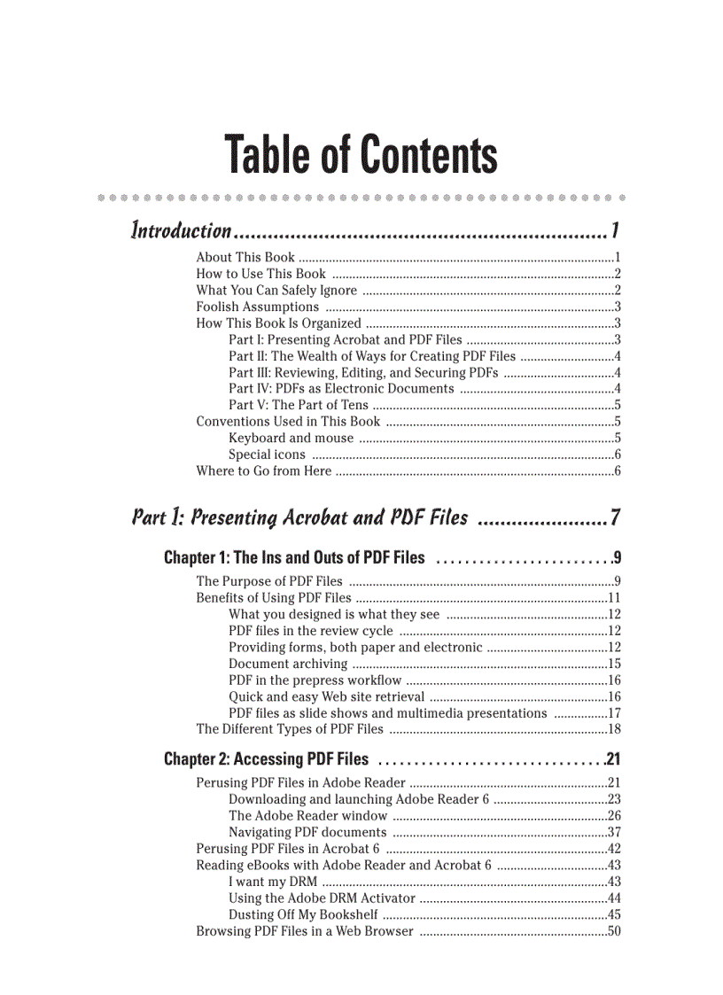 image for page Adobe Acrobat 6 PDF for Dummies