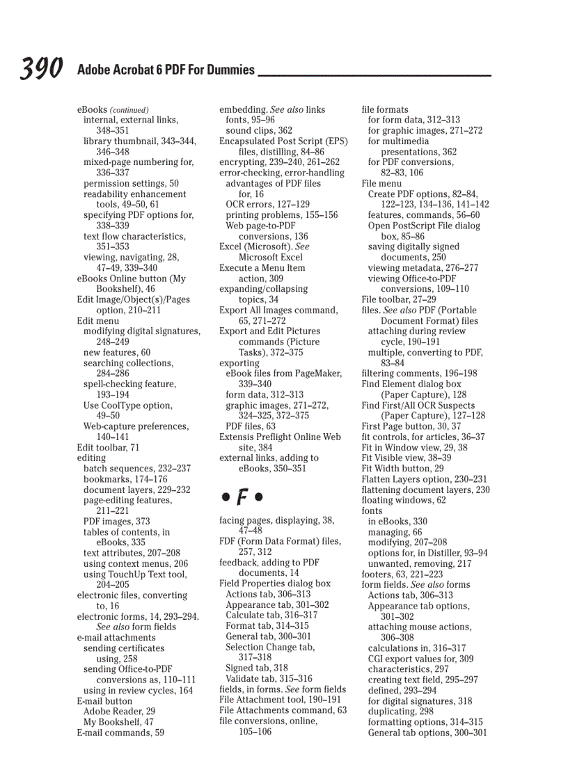 image for page Adobe Acrobat 6 PDF for Dummies