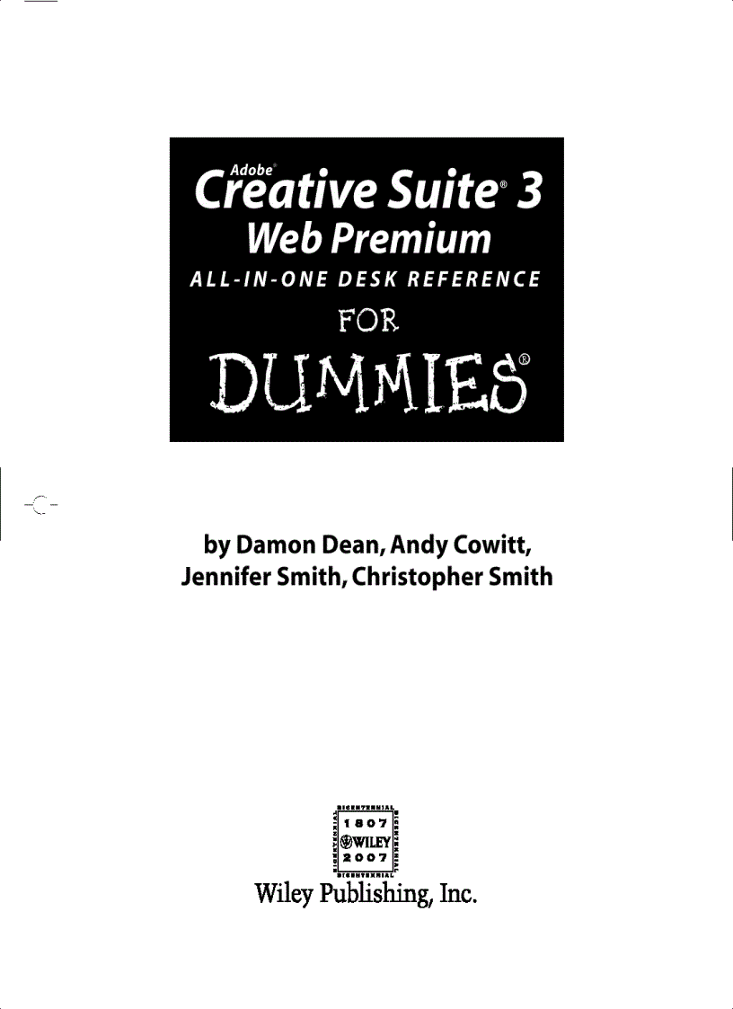 image for page Adobe Creative Suite 3 Web Premium All in One Desk Reference