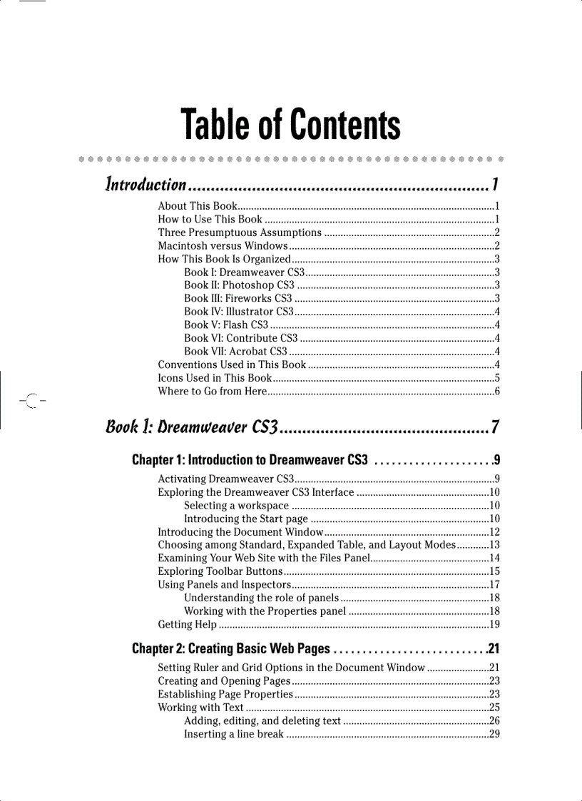 image for page Adobe Creative Suite 3 Web Premium All in One Desk Reference