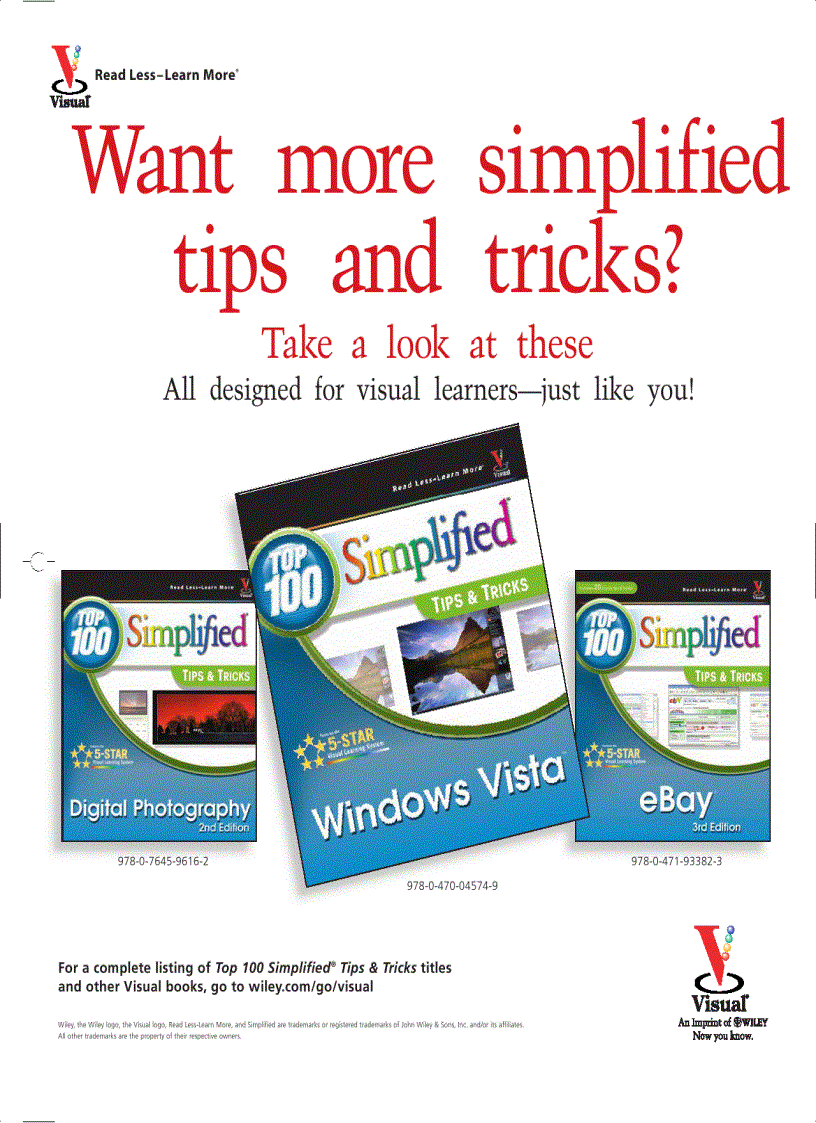image for page Adobe Photoshop CS3 Top 100 Simplified Tips and Tricks