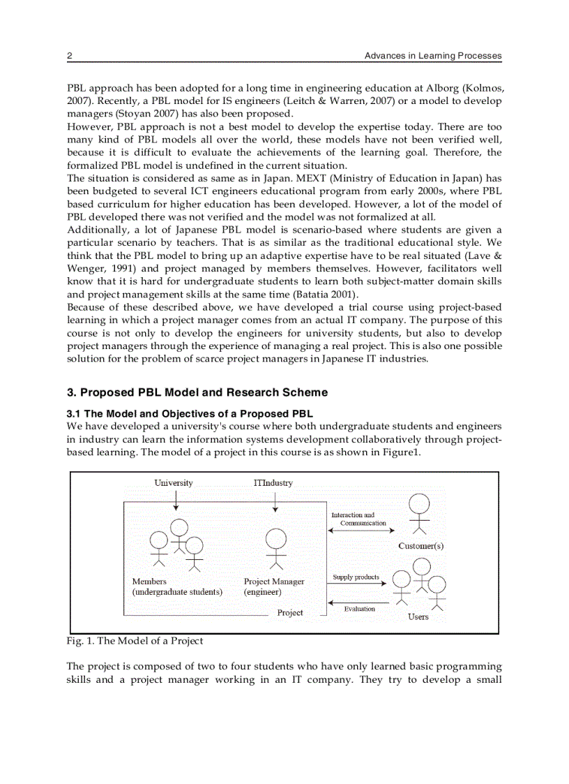image for page Advances in Learning Processes