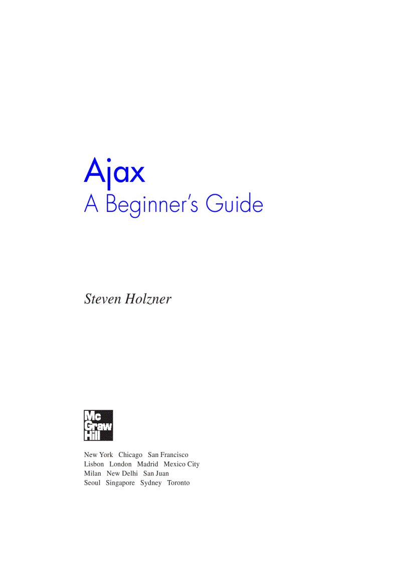 image for page Ajax A Beginner s Guide Sep 2008