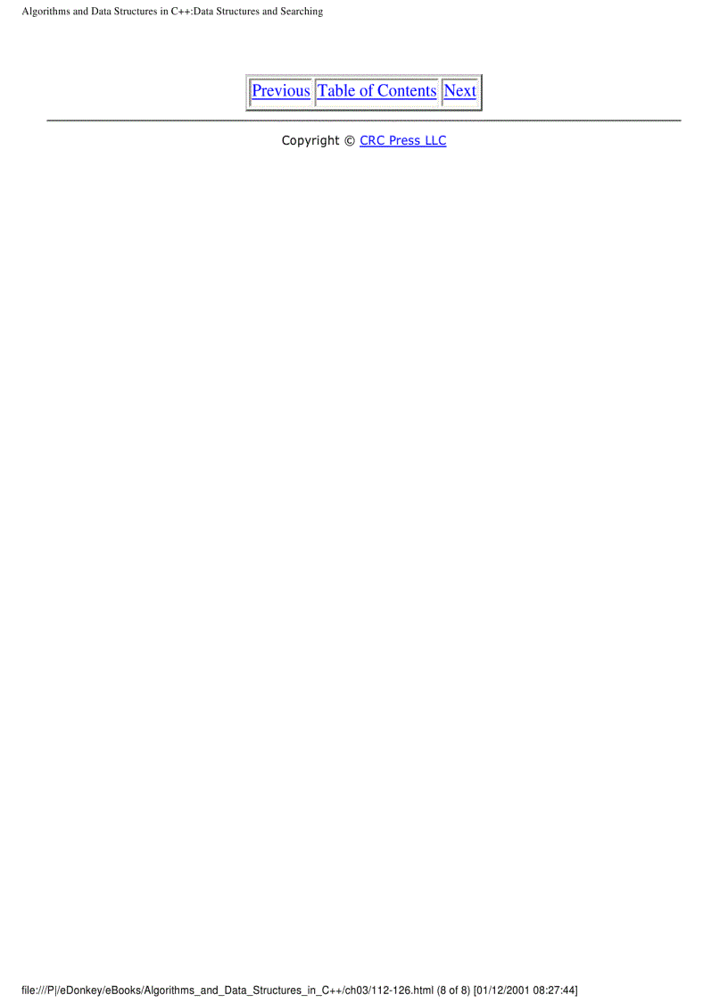 image for page Algorithms and Data Structures in C by Alan Parker