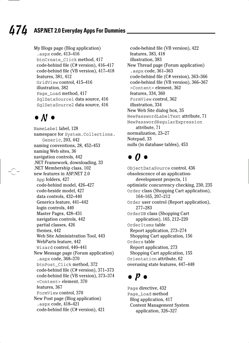 image for page ASP NET 2 0 Everyday Apps For Dummies