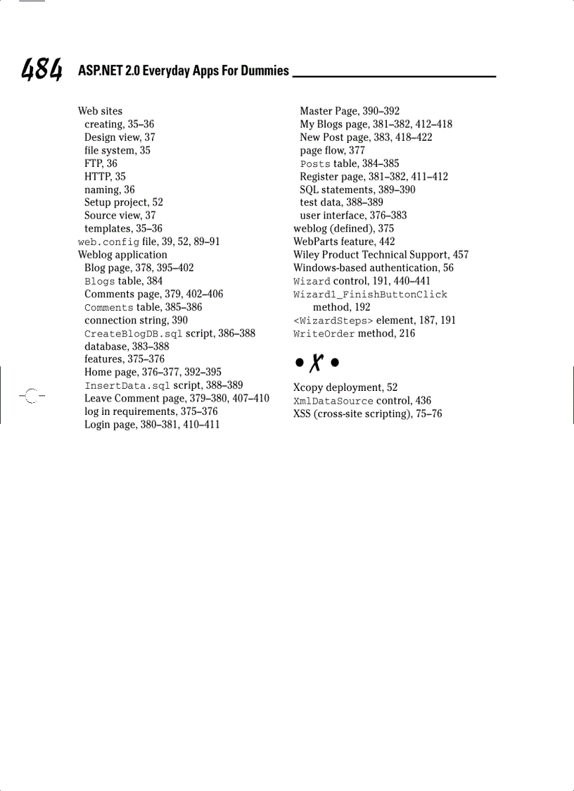 image for page ASP NET 2 0 Everyday Apps For Dummies