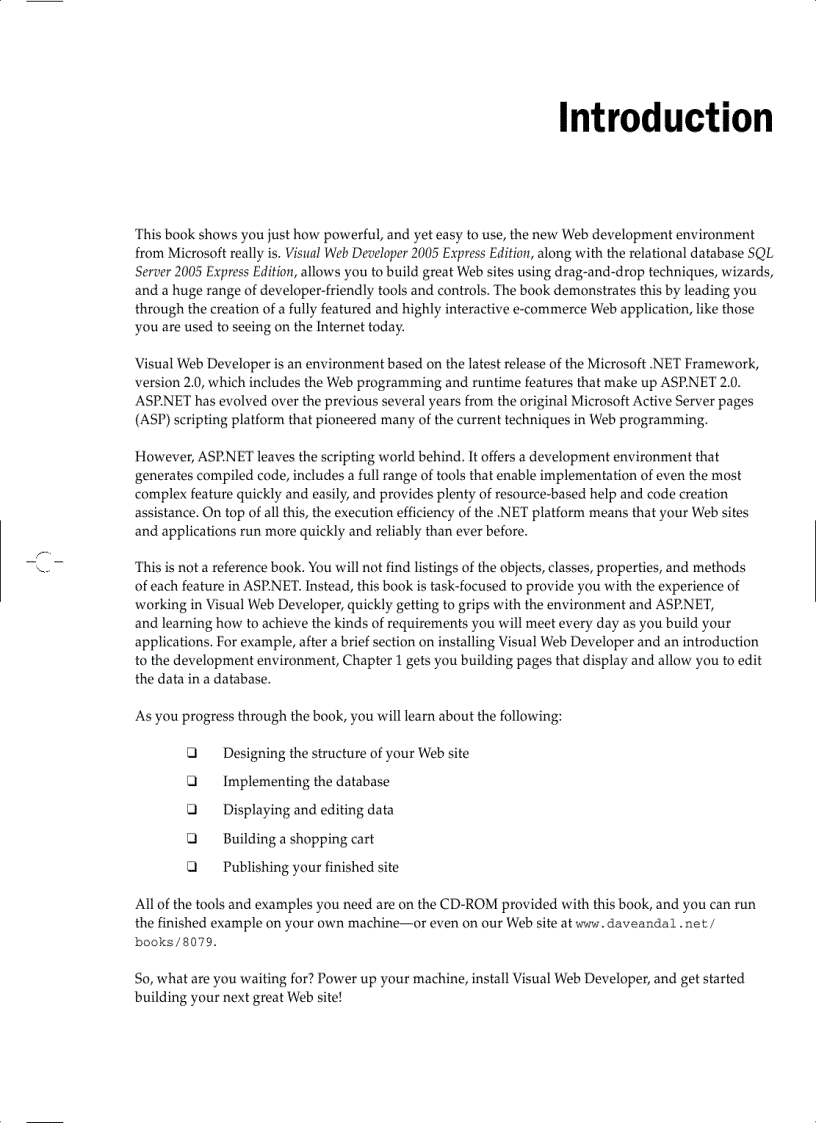 image for page ASP NET 2 0 Visual Web Developer 2005 Express Edition Starter Kit