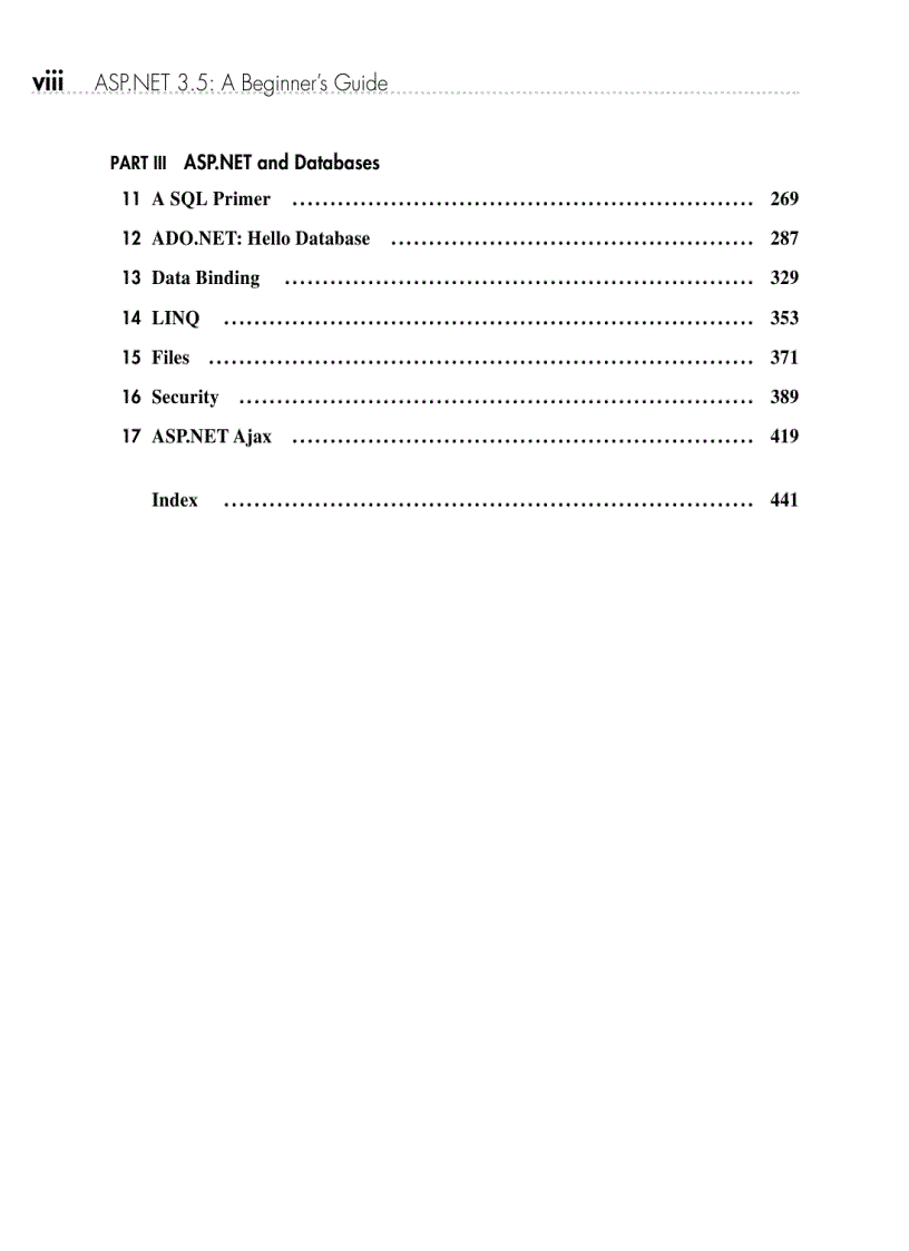 image for page ASP NET 3 5 A Beginner s Guide Seb 2008