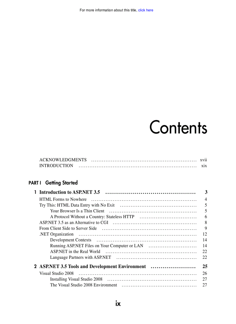 image for page ASP NET 3 5 A Beginner s Guide Seb 2008