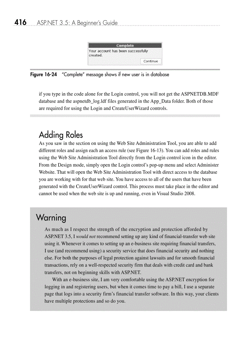 image for page ASP NET 3 5 A Beginner s Guide Seb 2008