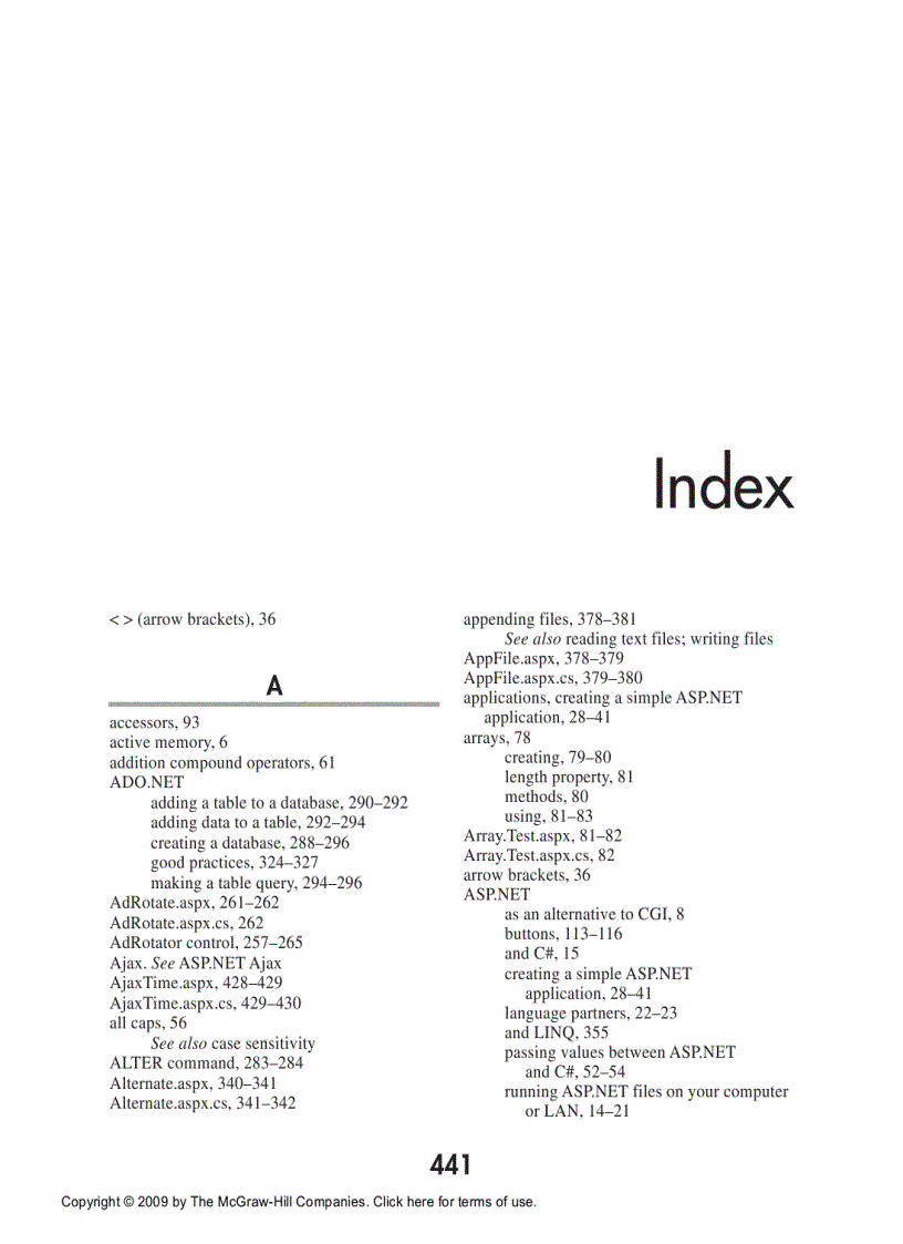 image for page ASP NET 3 5 A Beginner s Guide Seb 2008