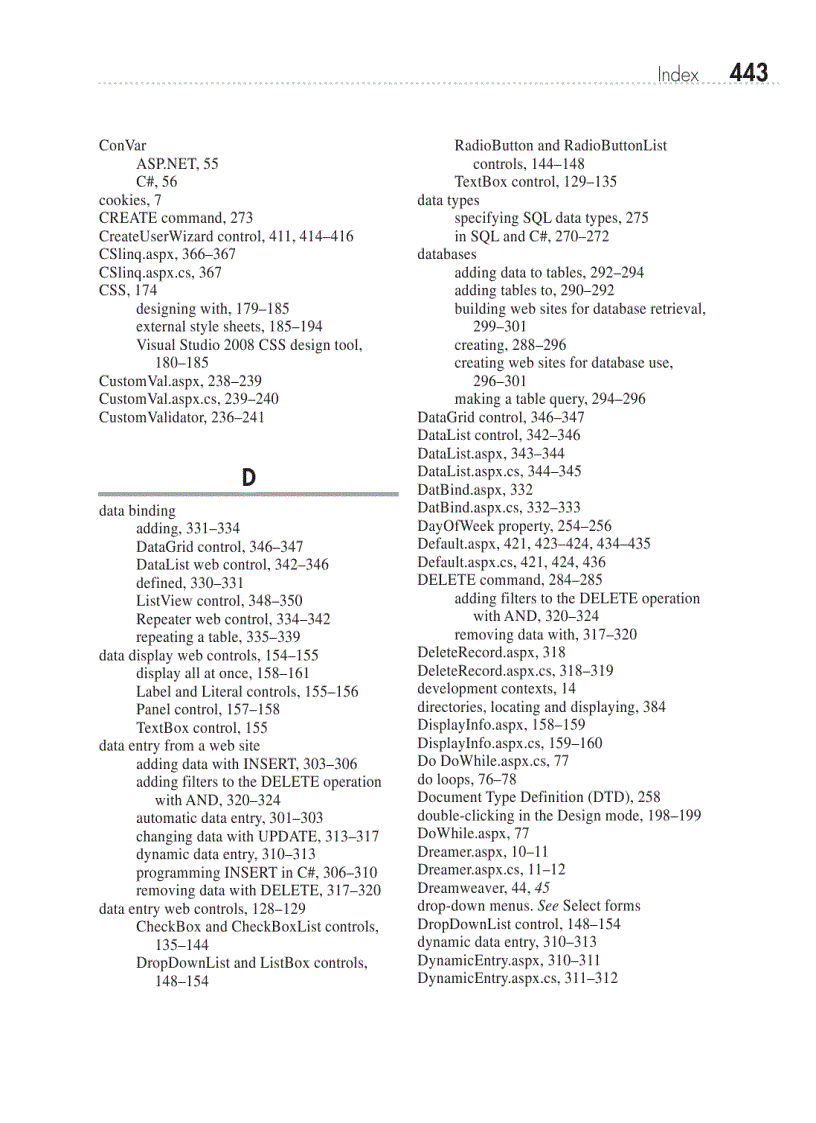 image for page ASP NET 3 5 A Beginner s Guide Seb 2008