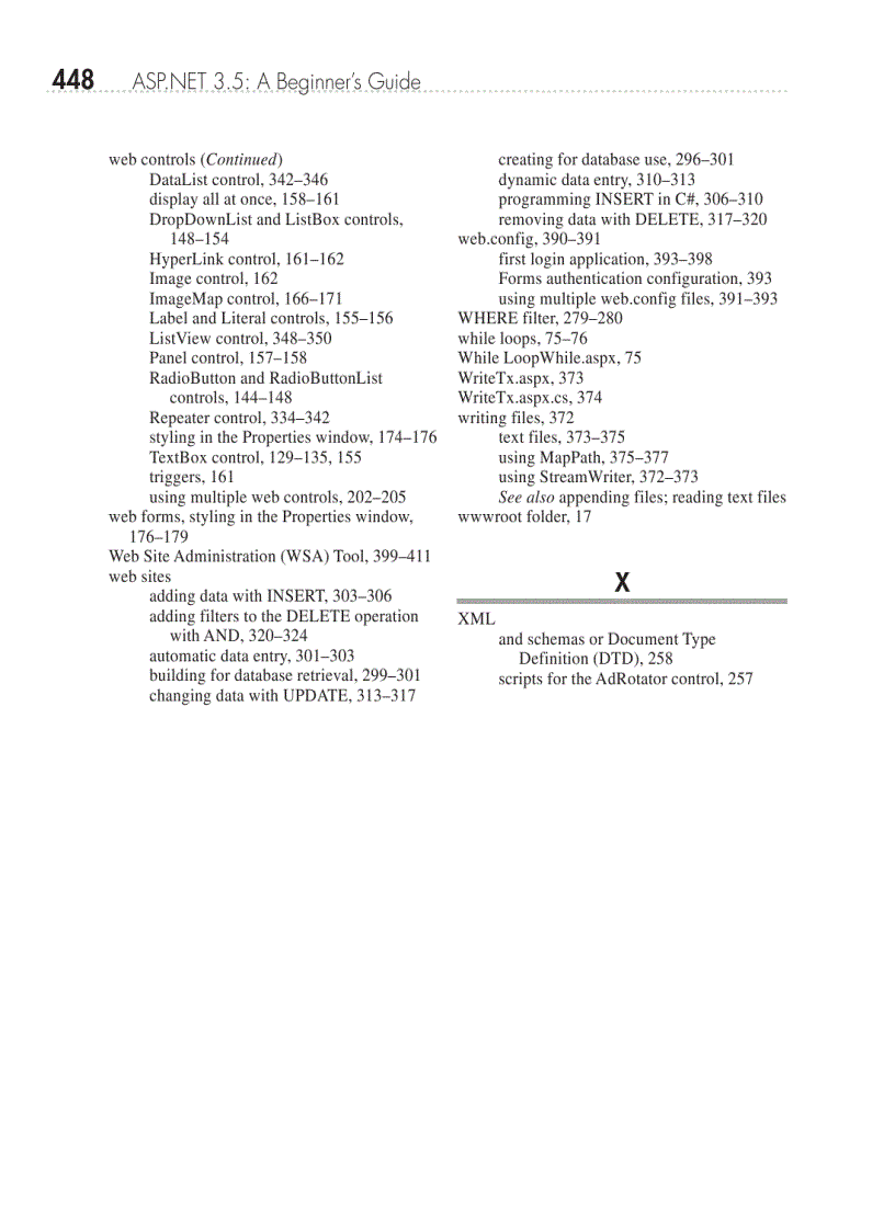 image for page ASP NET 3 5 A Beginner s Guide Seb 2008