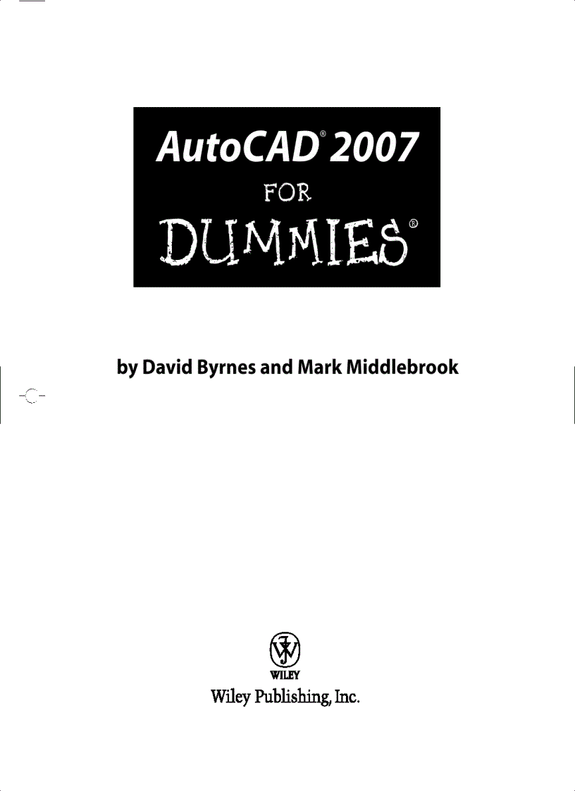 image for page AutoCAD 2007 For Dummies Revised Edition