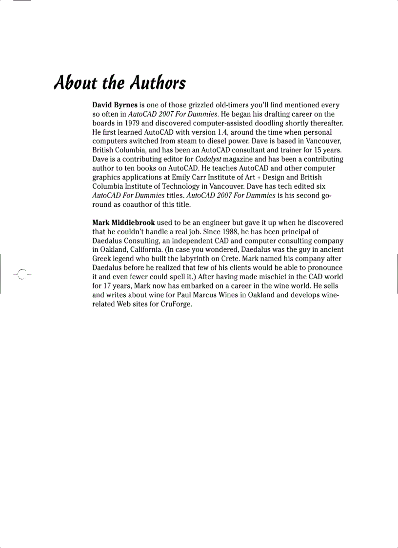 image for page AutoCAD 2007 For Dummies Revised Edition