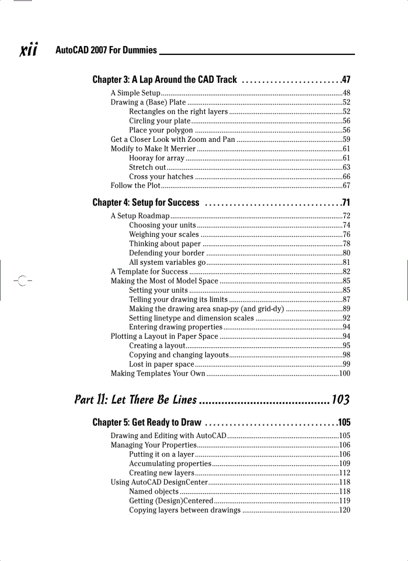 image for page AutoCAD 2007 For Dummies Revised Edition