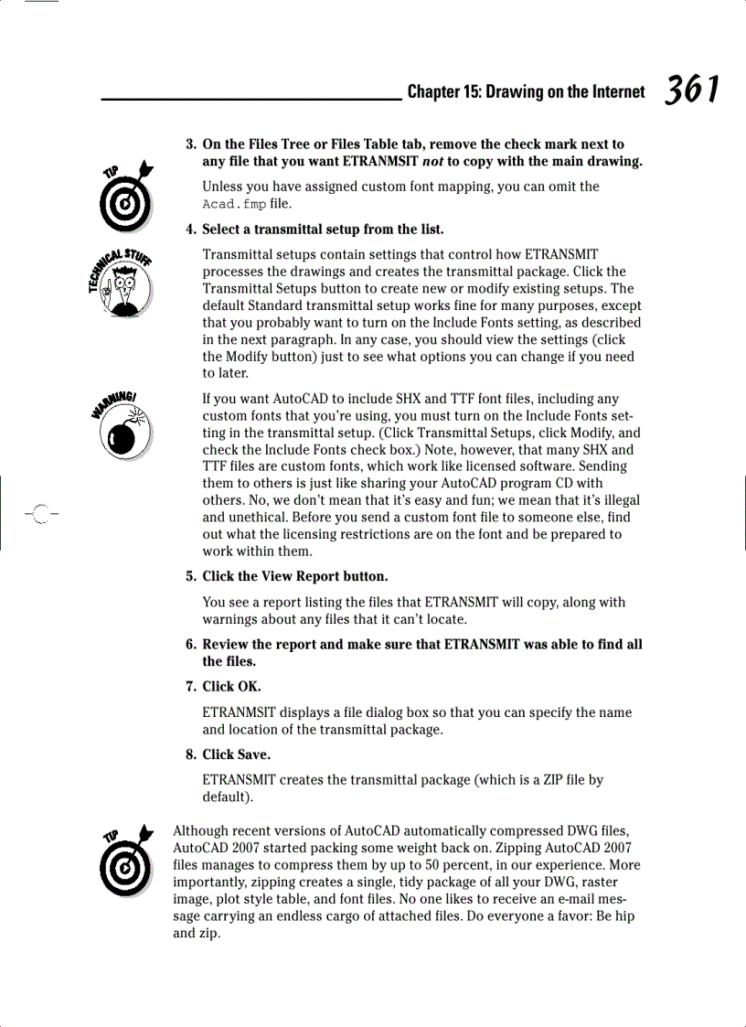 image for page AutoCAD 2007 For Dummies Revised Edition