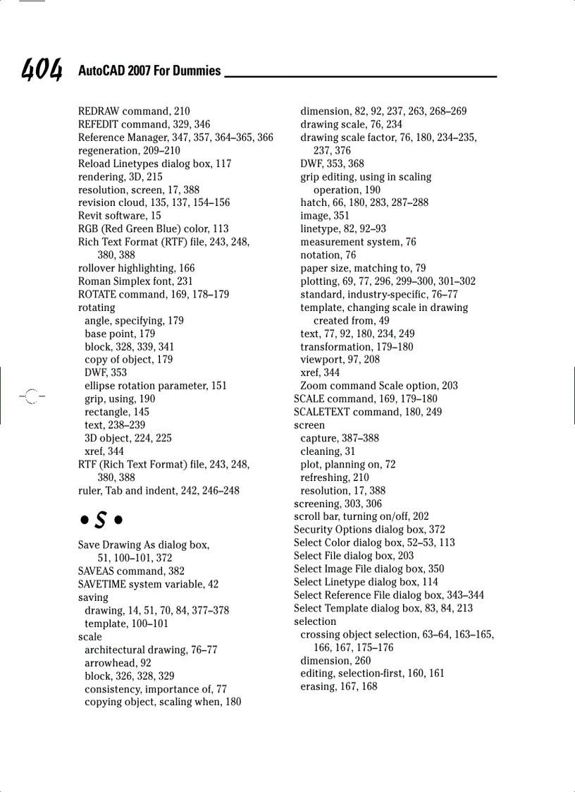 image for page AutoCAD 2007 For Dummies Revised Edition