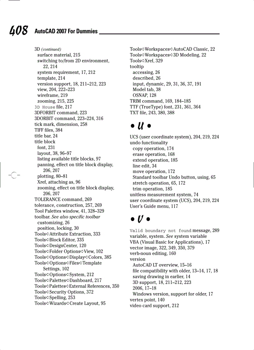 image for page AutoCAD 2007 For Dummies Revised Edition