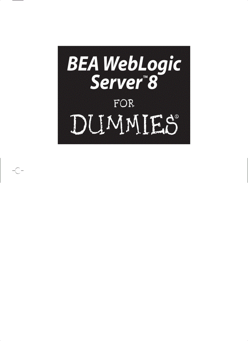 image for page BEA WebLogic Server 8 For Dummies
