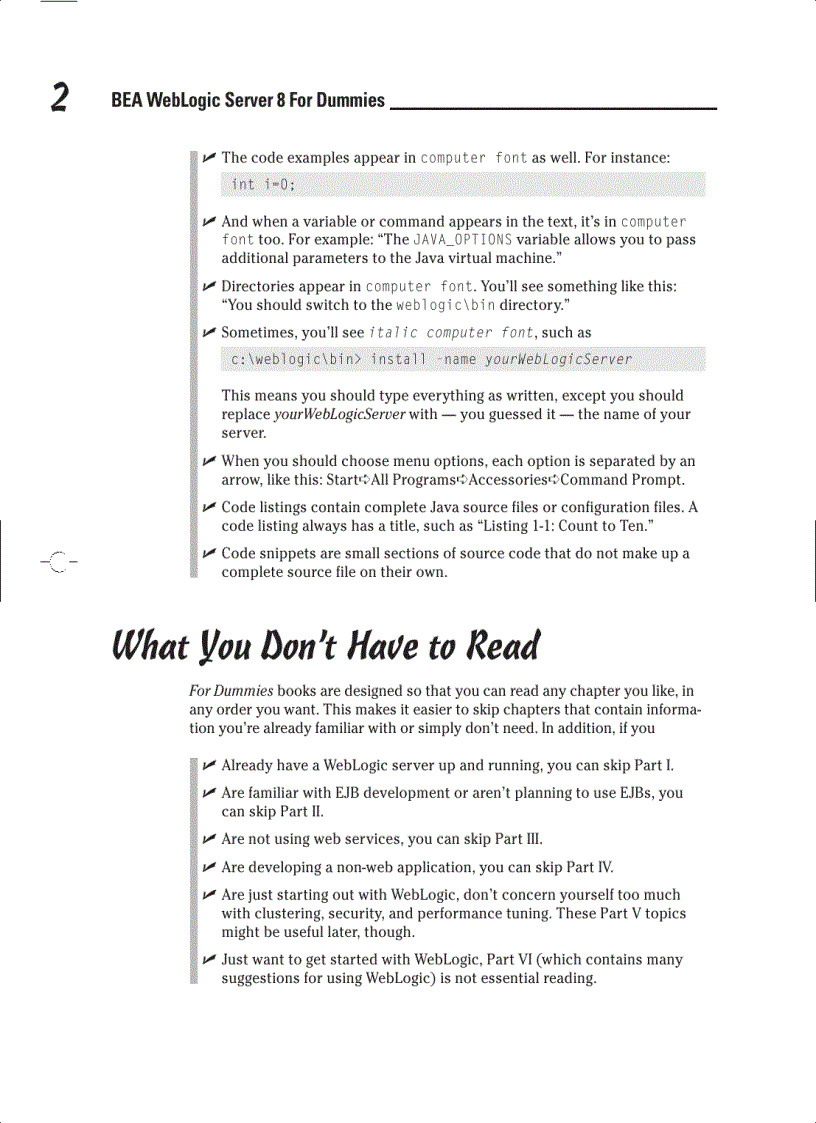 image for page BEA WebLogic Server 8 For Dummies