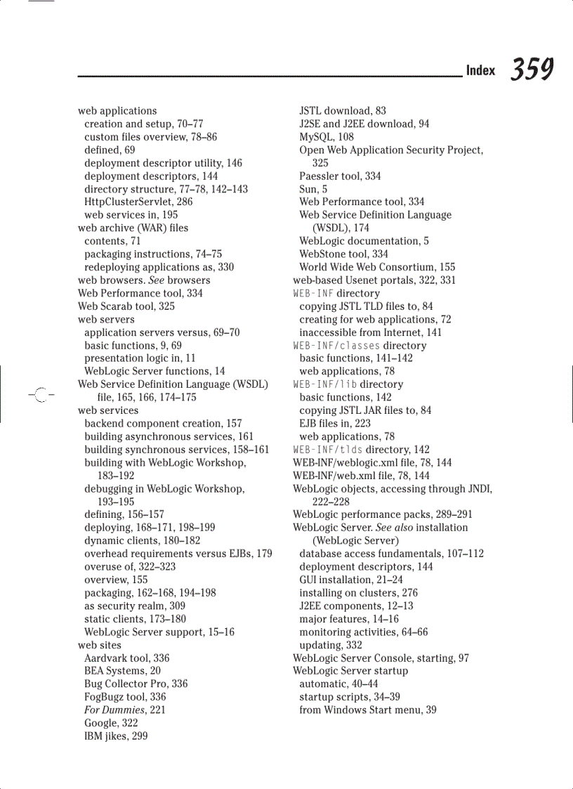 image for page BEA WebLogic Server 8 For Dummies