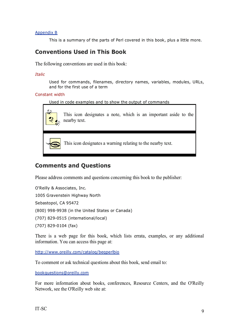 image for page Beginning Perl for Bioinformatics 1st Edition
