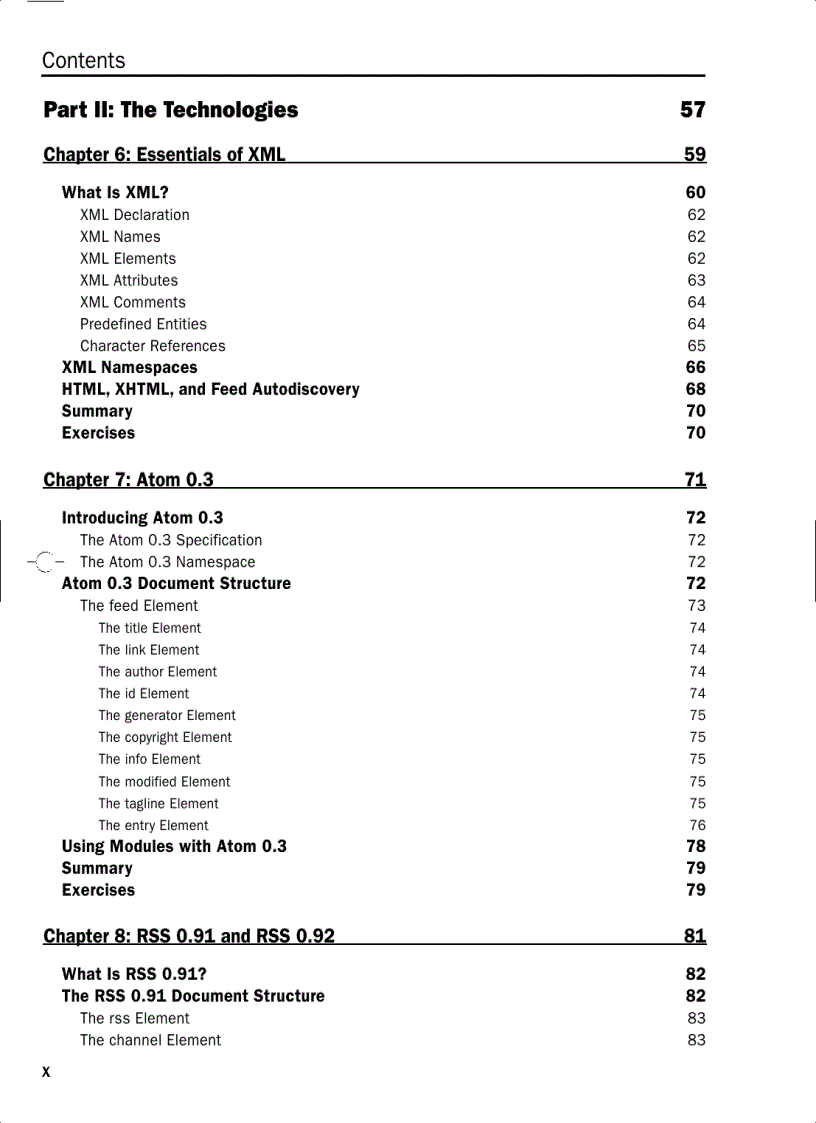 image for page Beginning RSS and Atom Programming
