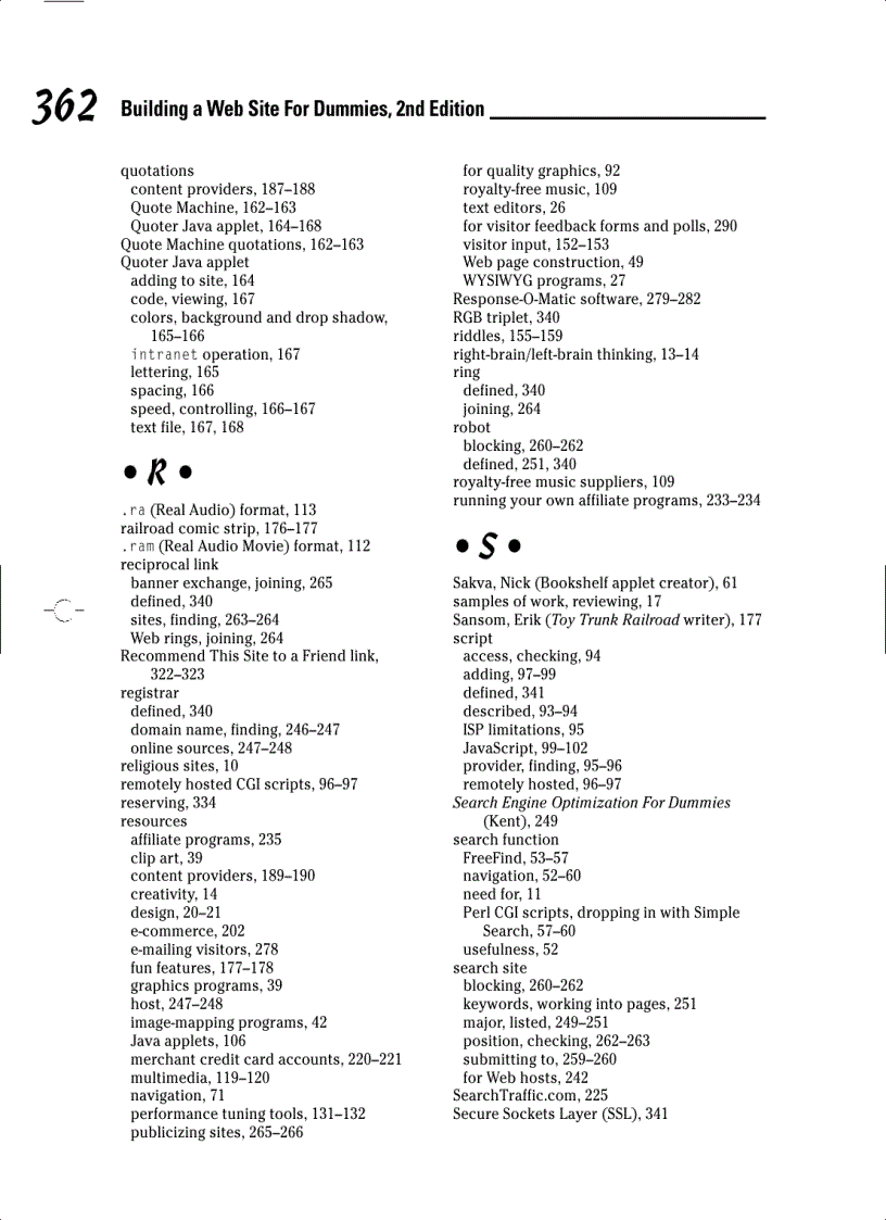 image for page Building a Web Site For Dummies 2nd Edition