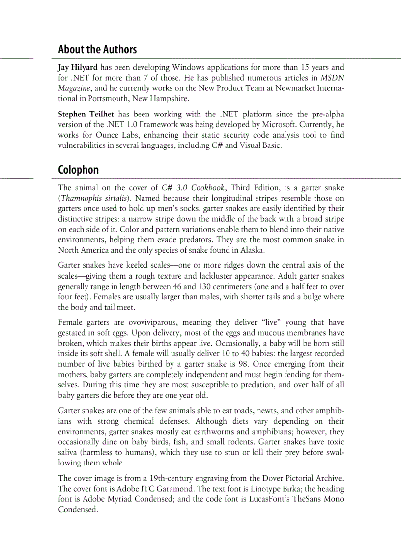 image for page C 3 0 Cookbook Third Edition