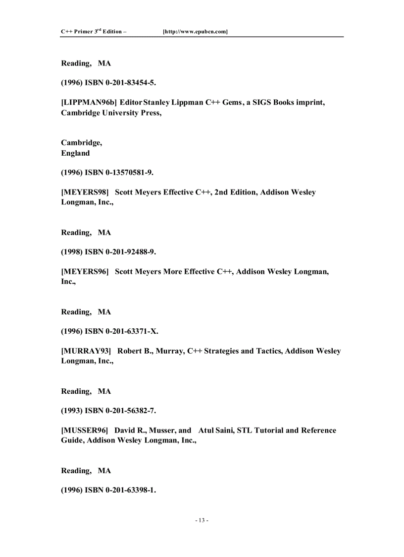 image for page C Primer 3rd Edition