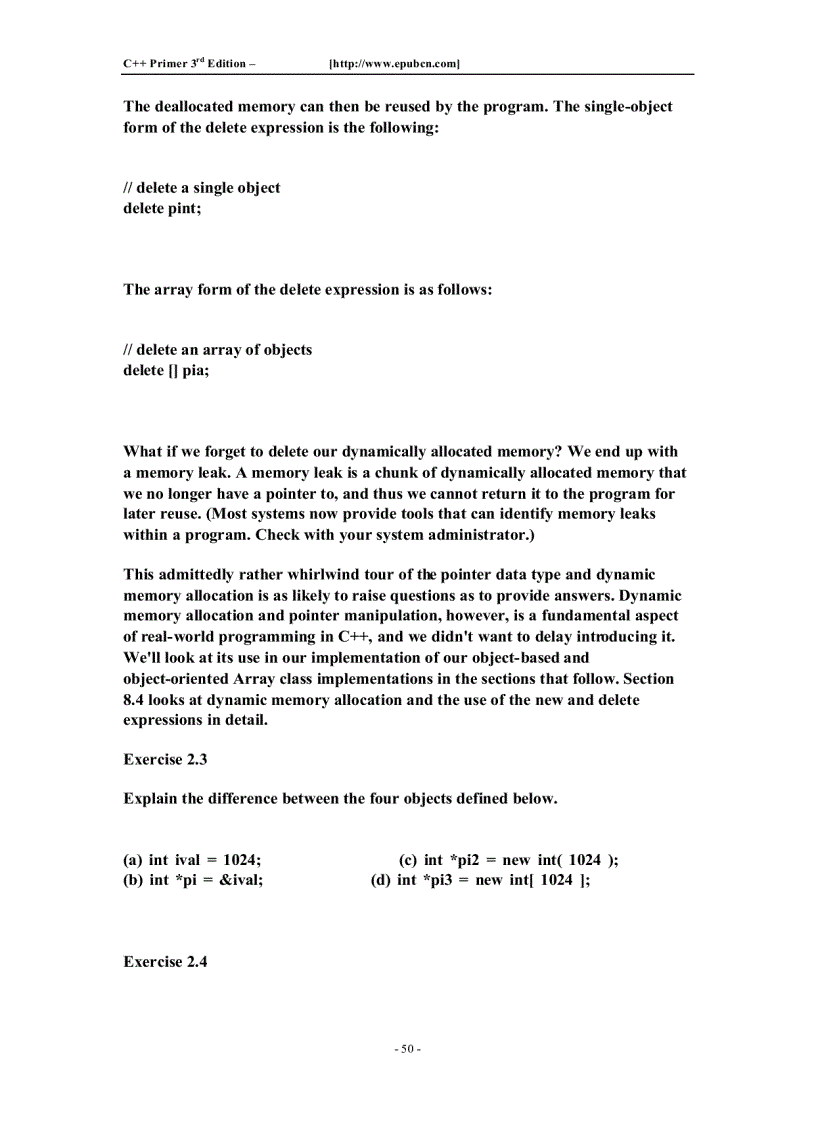 image for page C Primer 3rd Edition