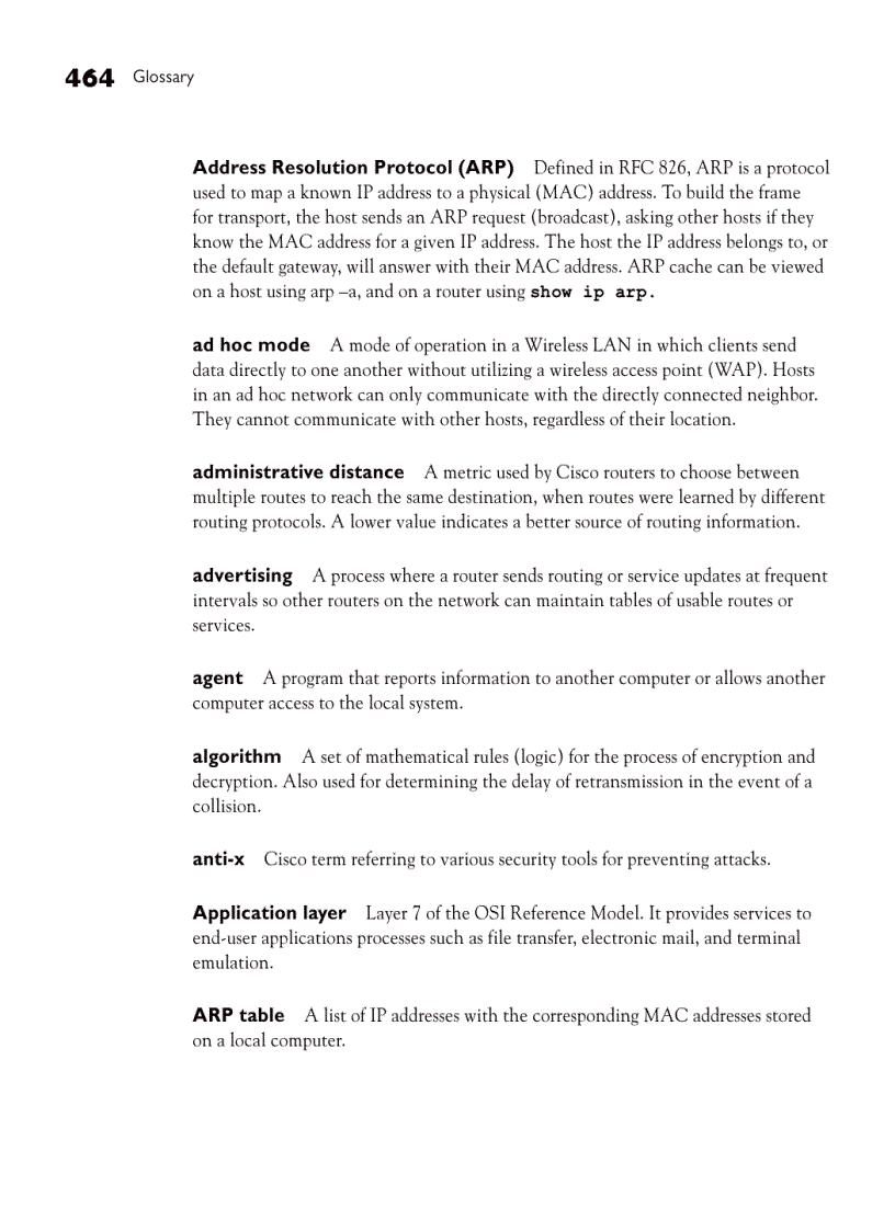 image for page CCENT Cisco Certified Entry Networking Technician Study Guide