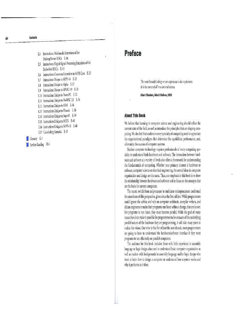 image for page Computer Organization and Design Hardware Software Interface 4th Edition