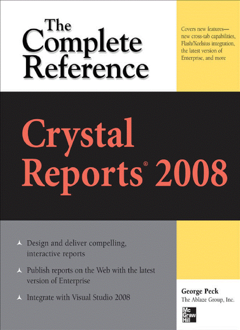 image for page Crystal Reports 2008 The Complete Reference Jun 2008